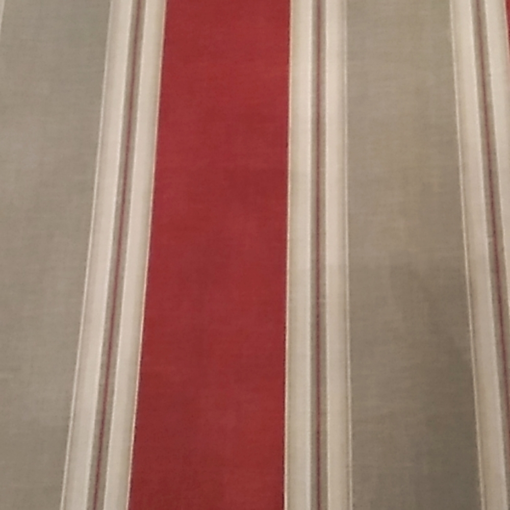 🍒🍒🍒SOLD🍒🍒🍒 Waverly country club ticking striped fabric.